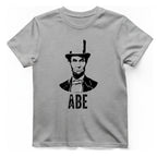 Abe Lincoln T-Shirt - Sport Grey front