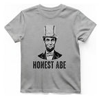 Honest Abe T-Shirt - Sport Grey front