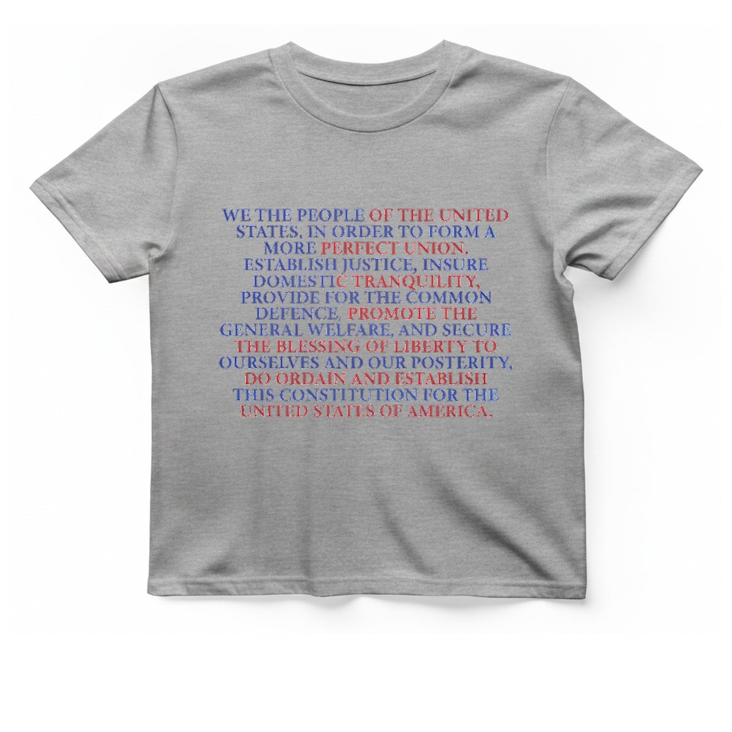 We The People T-Shirt - Sport Grey front