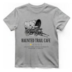 Haunted Trail Cafe T-Shirt - Sport Grey front
