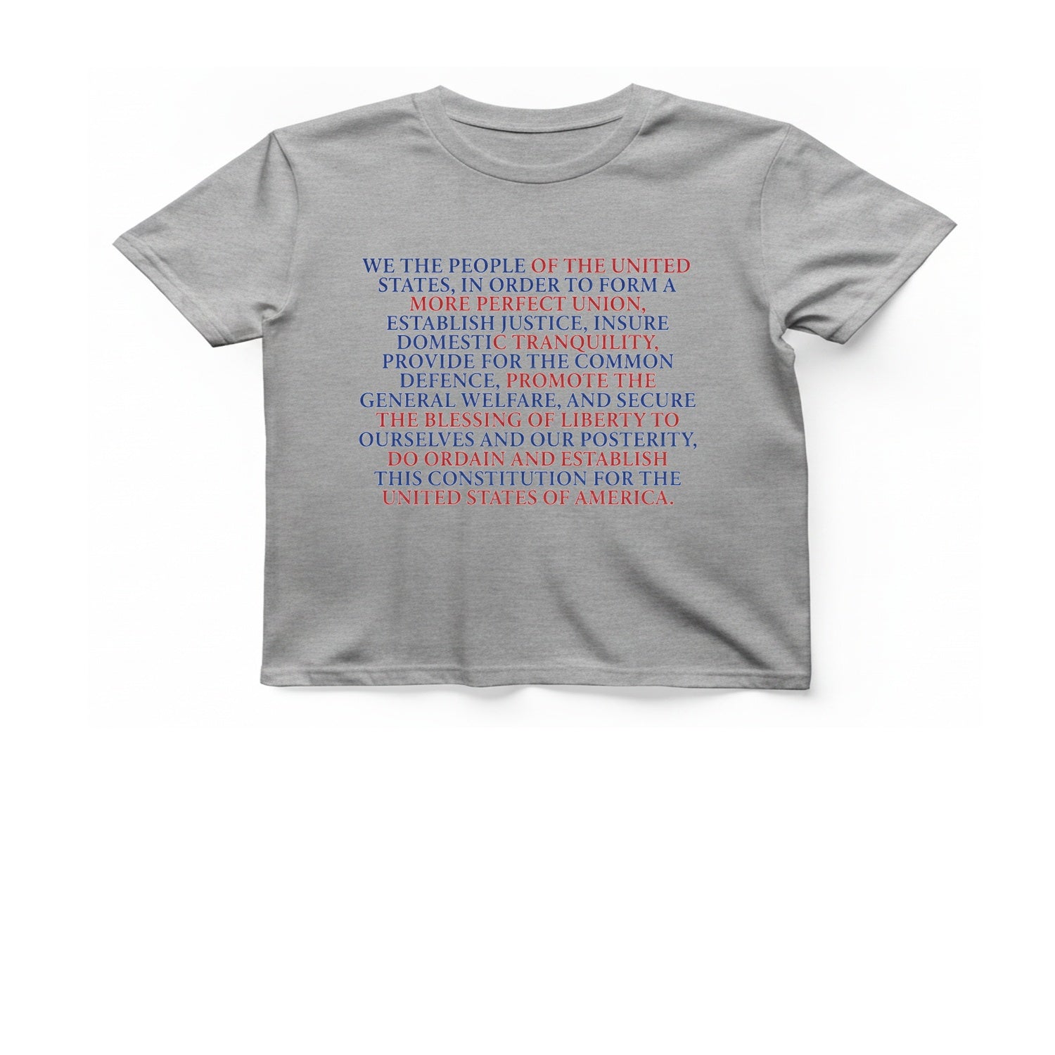 We The People of The T-Shirt - Sport Grey front