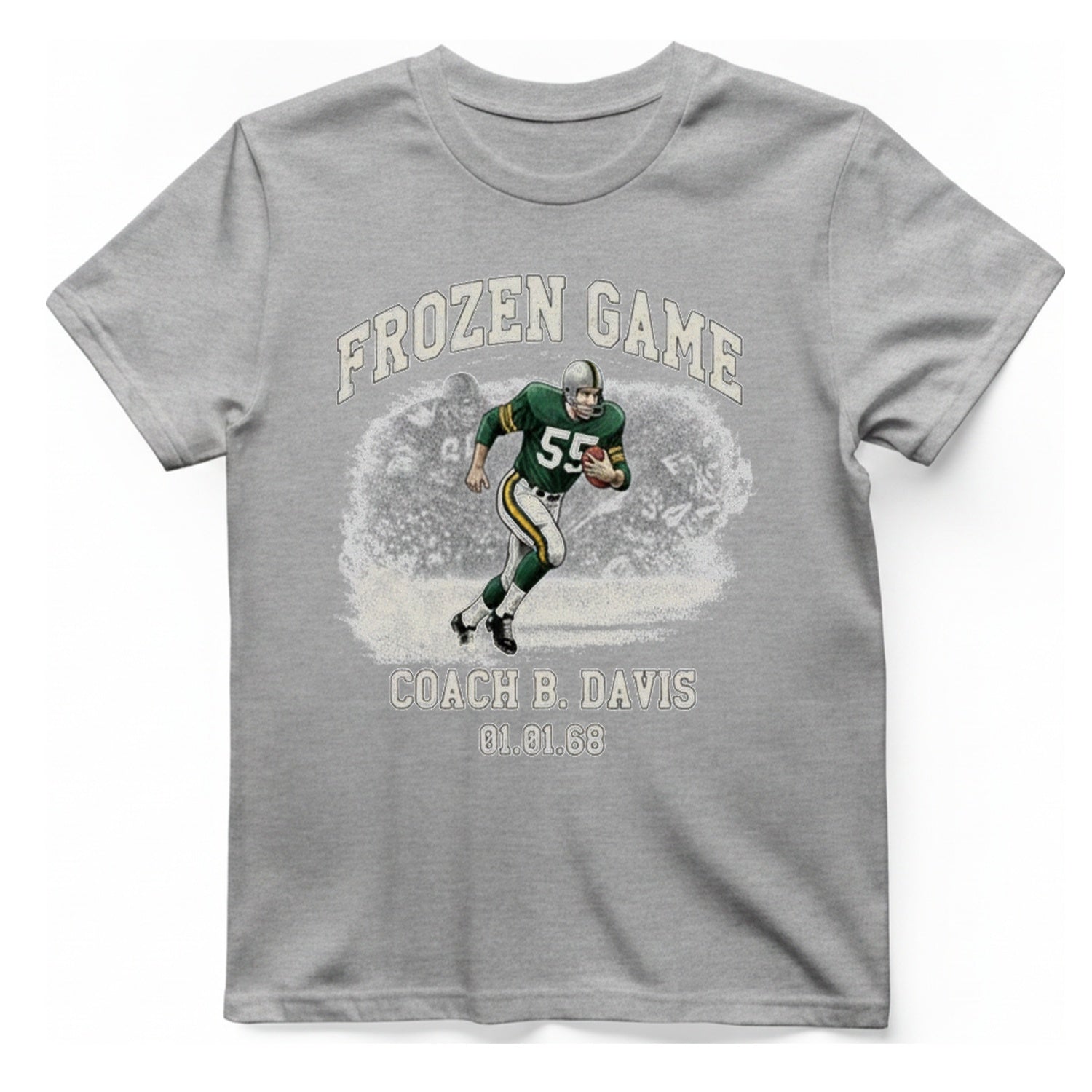 Frozen Game Coach Davis T-Shirt - Sport Grey front