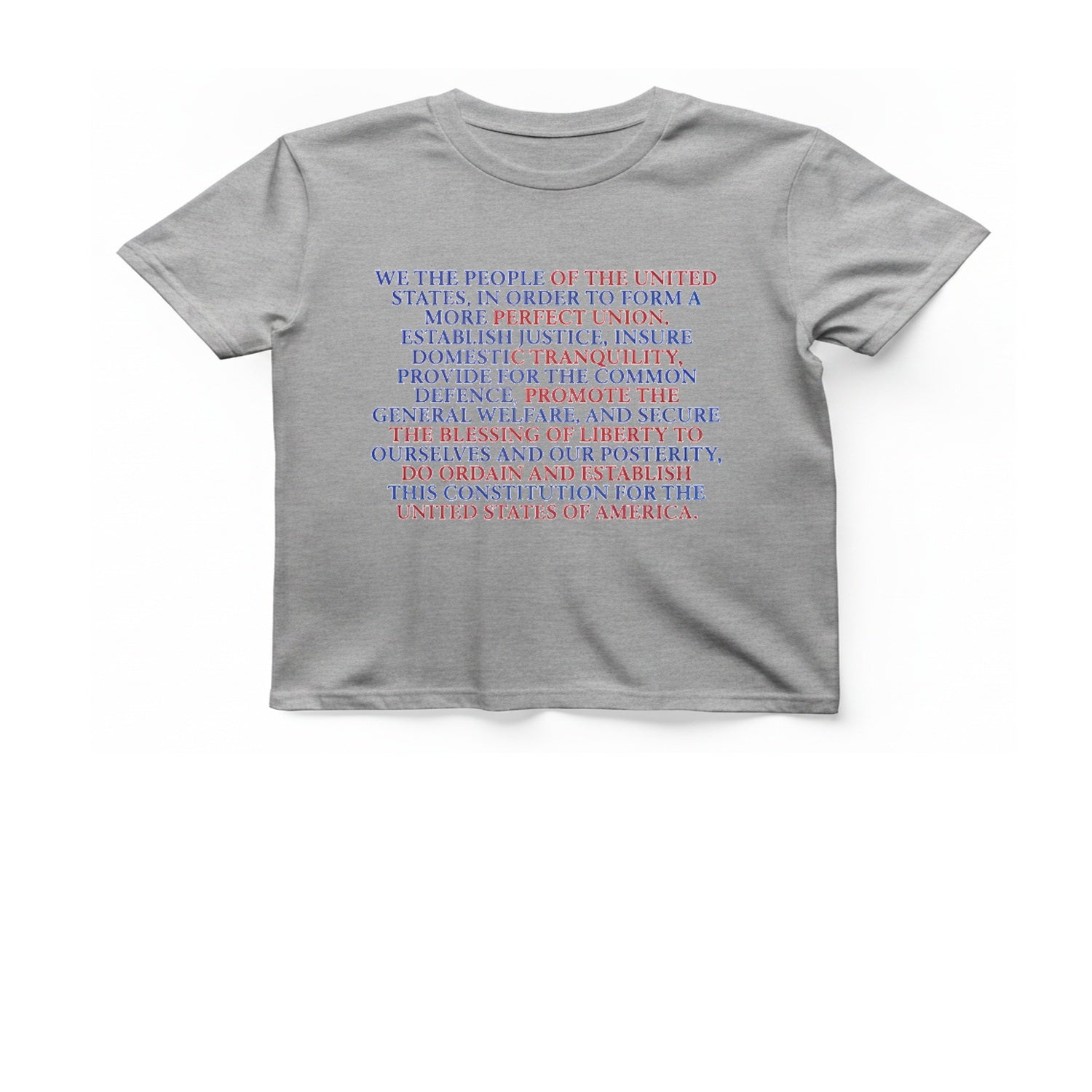 We The People T-Shirt - Sport Grey front