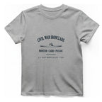 Civil War River Ironclads T-Shirt - Sport Grey front