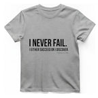 Gandhi Never Fails T-Shirt - Sport Grey front