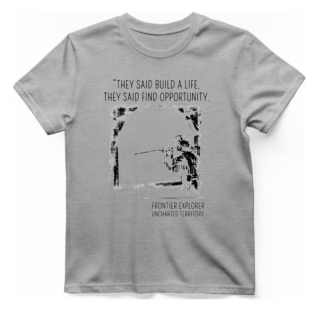 Frontier Explorer Uncharted T-Shirt - Sport Grey front