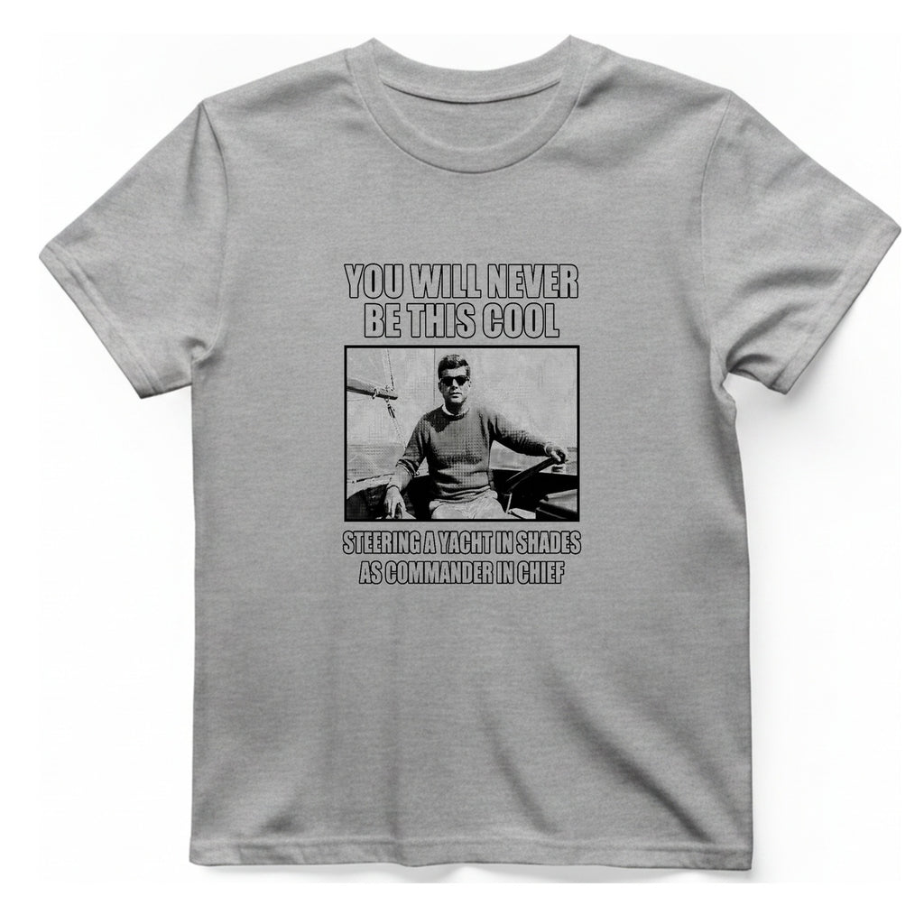 Jfk Yacht Sunglasses Flex T-Shirt - Sport Grey front