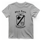 Wild Pack Squadron T-Shirt - Sport Grey front
