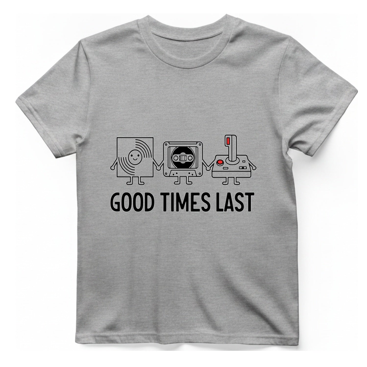 Good Times Last T-Shirt - Sport Grey front