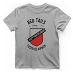 Red Tails 332Nd Fighter Group T-Shirt - Sport Grey front