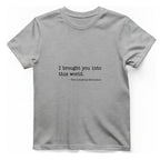 Industrial Revolution Quote T-Shirt - Sport Grey front