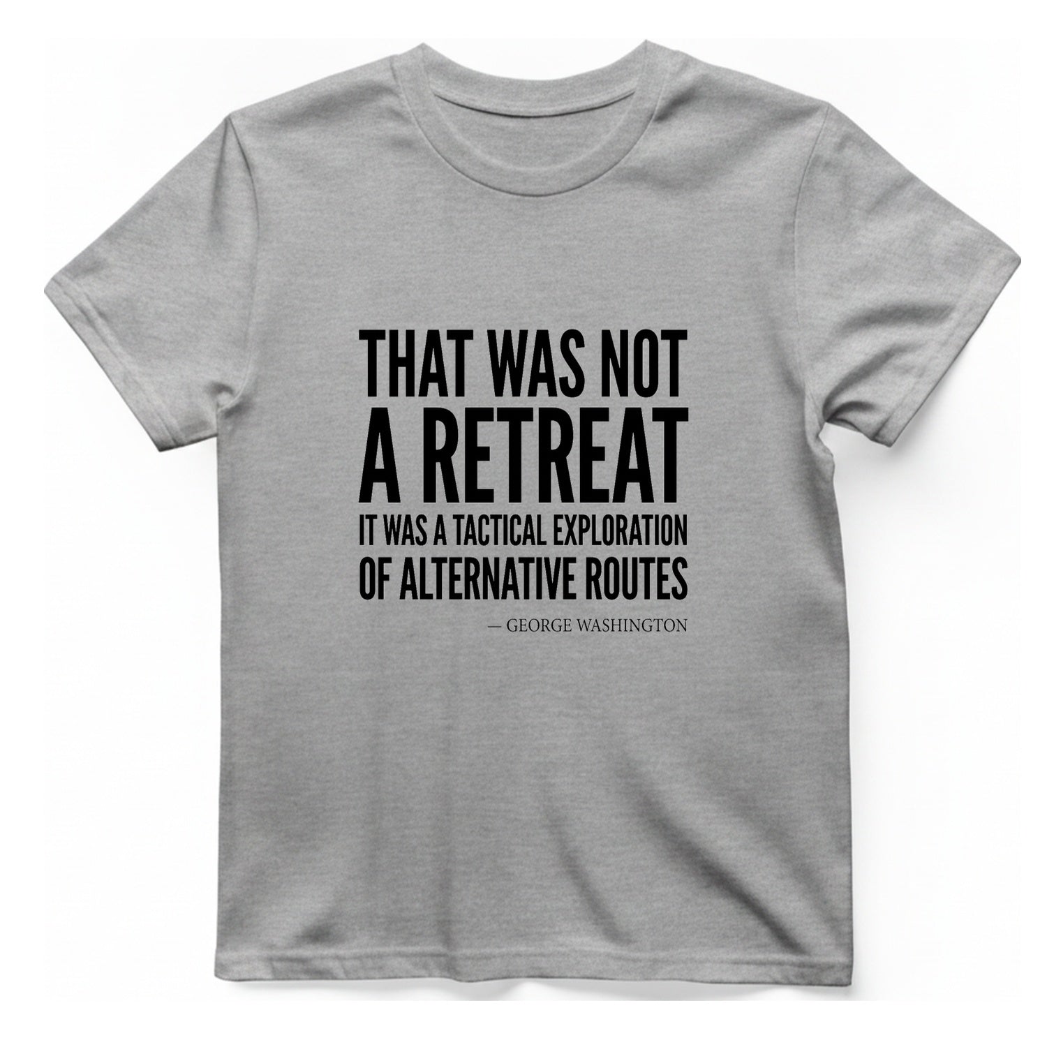 Washington Strategic Relocation T-Shirt - Sport Grey front