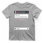 Texas Independence Group Chat T-Shirt - Sport Grey front