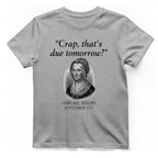 Abigail Adams Quote T-Shirt - Sport Grey front