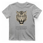 It Tolerable Tiger T-Shirt - Sport Grey front