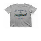 Battle of Britain Spitfire T-Shirt - Sport Grey front