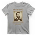 Abraham Lincoln Most Likely To T-Shirt - Sport Grey front