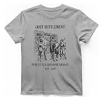 Lost Settlement Disappearance T-Shirt - Sport Grey front