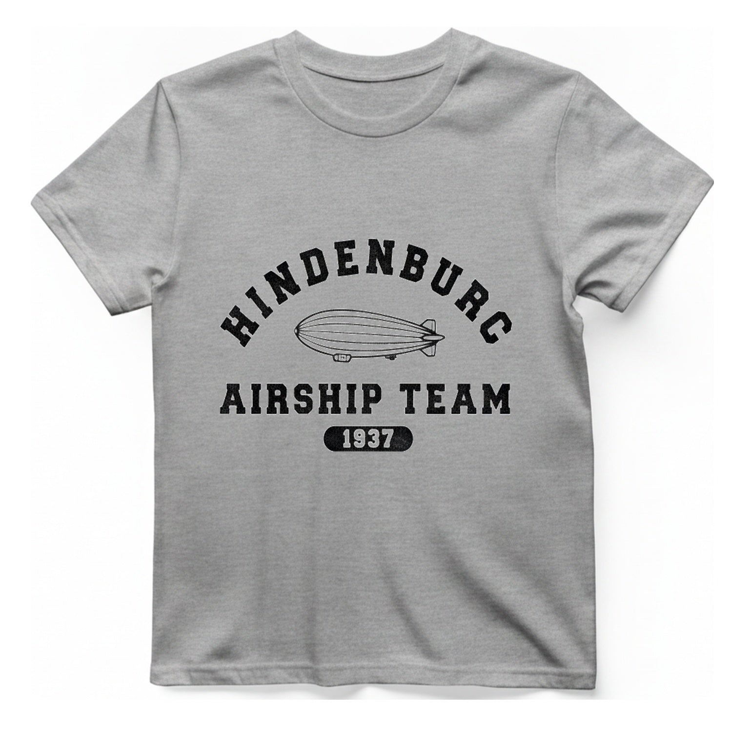 Hindenburg Airship Team T-Shirt - Sport Grey front