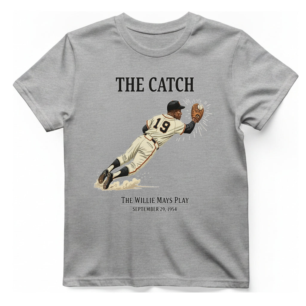The Willie Mays Play T-Shirt - Sport Grey front