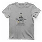 Inaugural Address Review T-Shirt - Sport Grey front