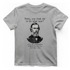 Sherman March To Sea T-Shirt - Sport Grey front
