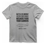 Battle of Midway T-Shirt - Sport Grey front