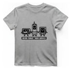 Never Forget Their Service Obsolete T-Shirt - Sport Grey front