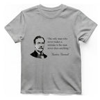 The Only Man Who Never T-Shirt - Sport Grey front