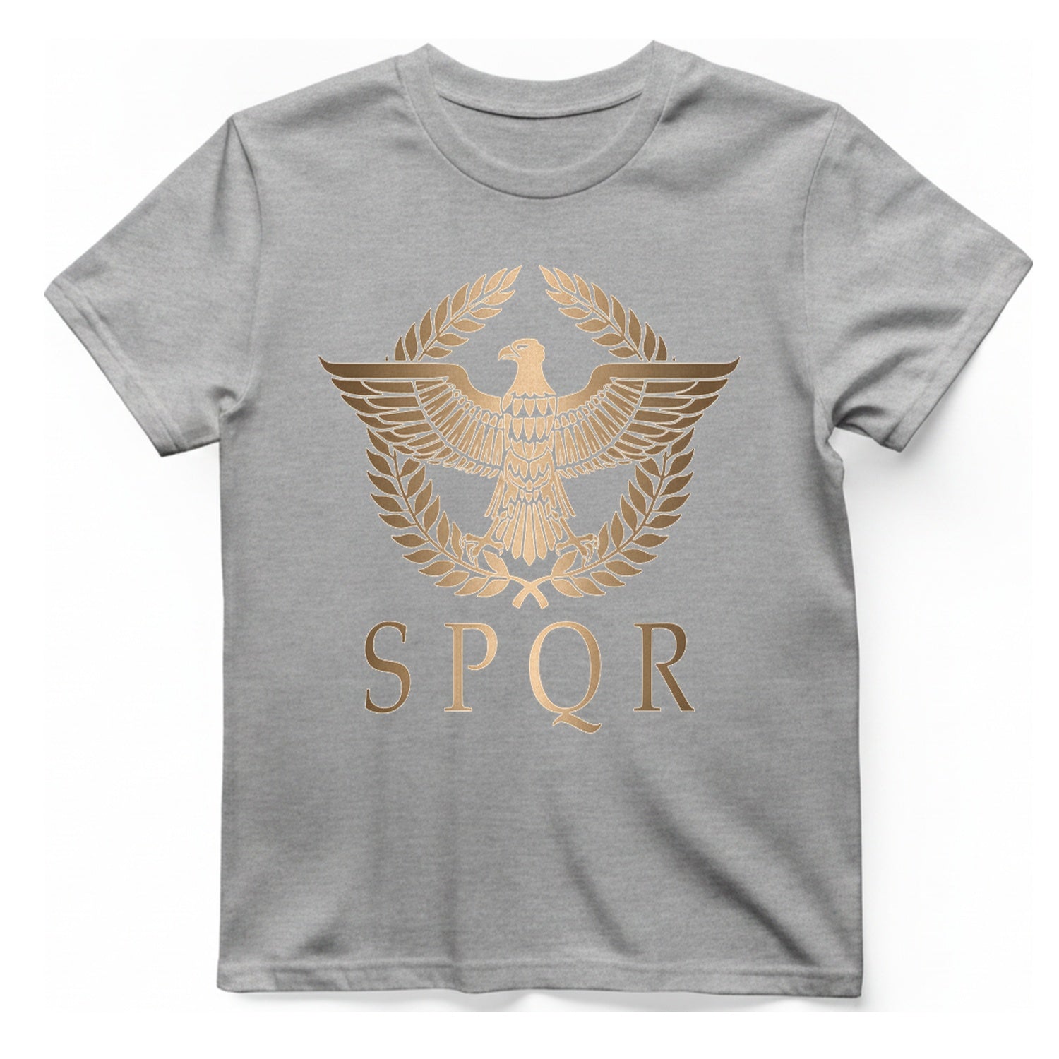 Roman Empire Spqr T-Shirt - Sport Grey front