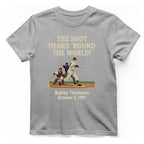 The Shot Heard 'Round The T-Shirt - Sport Grey front
