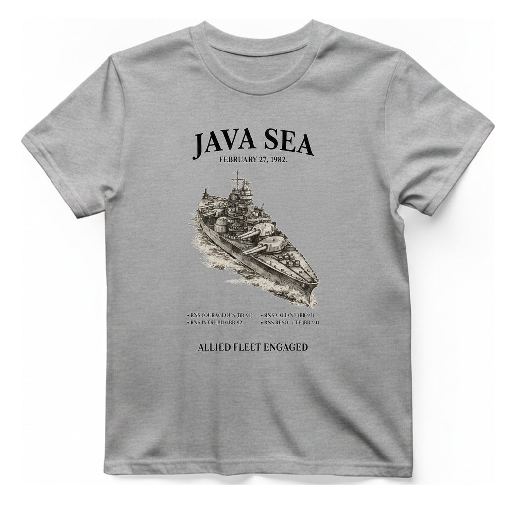 Java Sea Engagement T-Shirt - Sport Grey front