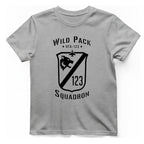 Wild Pack Vfa Squadron T-Shirt - Sport Grey front