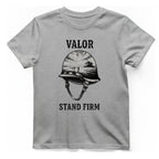 Valor Stand Firm T-Shirt - Sport Grey front