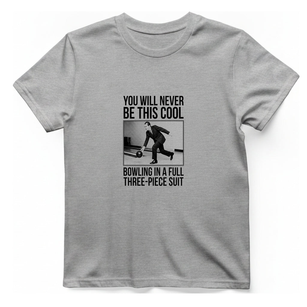 Nixon Suit Bowling Flex T-Shirt - Sport Grey front
