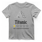 Titanic Iceberg Review T-Shirt - Sport Grey front