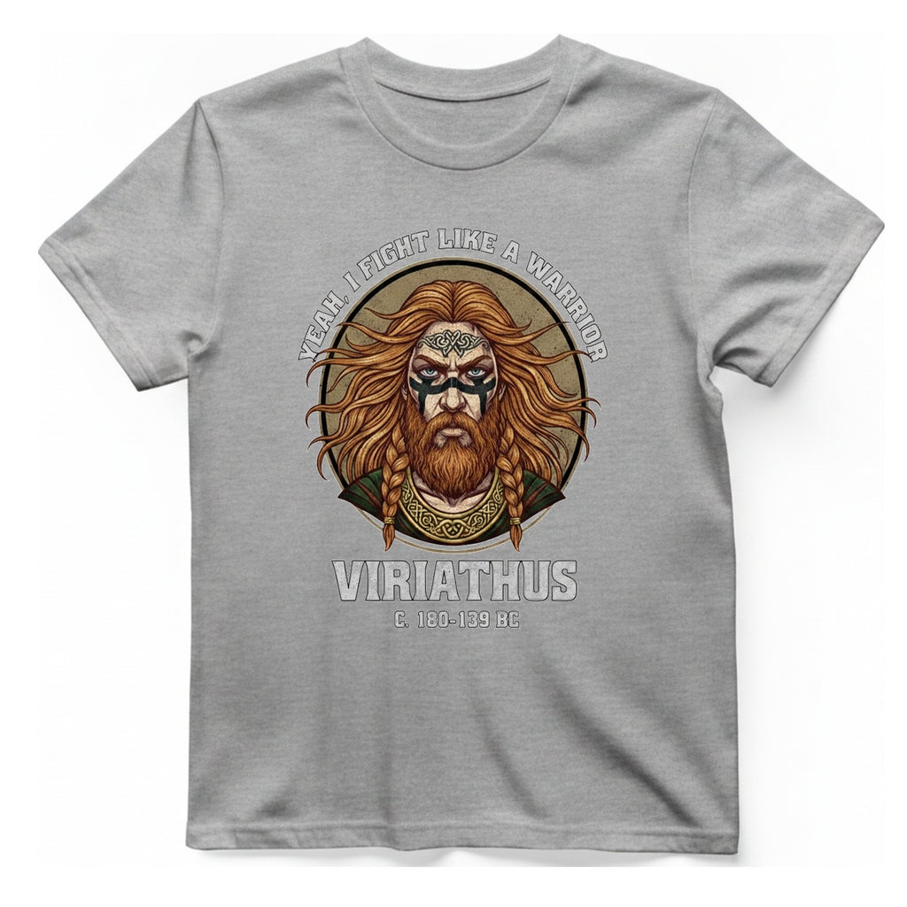 Viriathus Warrior T-Shirt - Sport Grey front