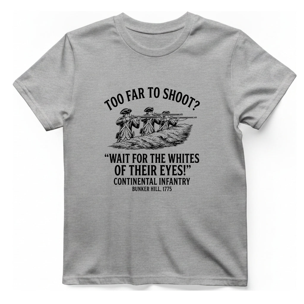Whites of Their Eyes Bunker T-Shirt - Sport Grey front