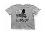 Donner Party Restaurant T-Shirt - Sport Grey front