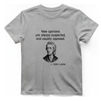Locke New Opinions T-Shirt - Sport Grey front