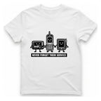 Never Forget Their Service Obsolete T-Shirt - White front