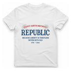 Republic 248Th Birthday T-Shirt - White front