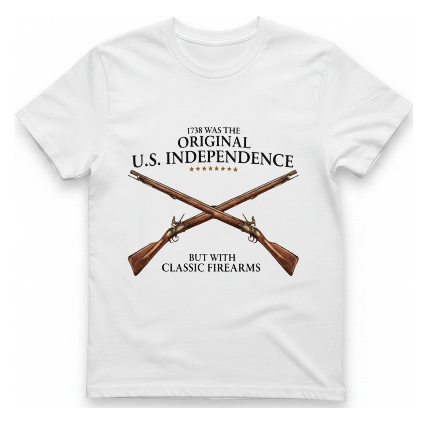 Original U.S. Independence T-Shirt - White front