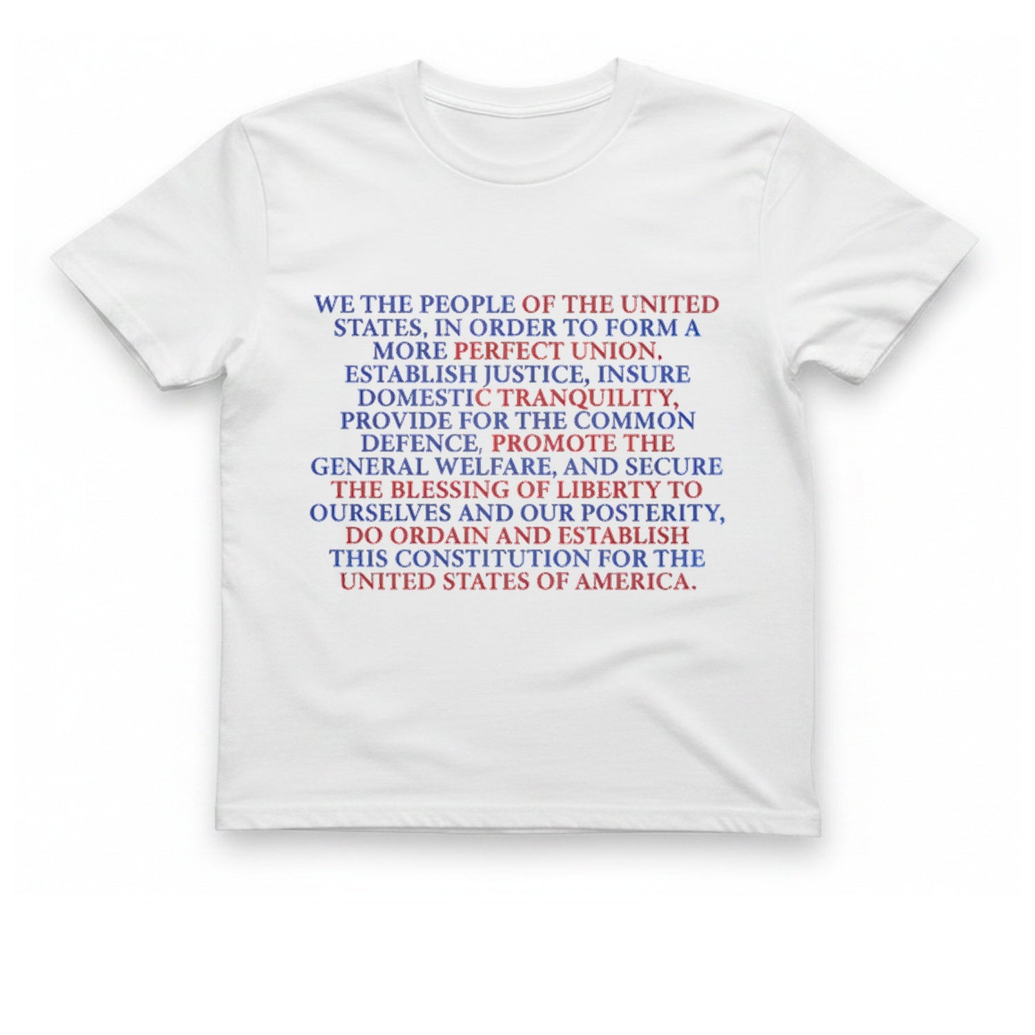 We The People T-Shirt - White front