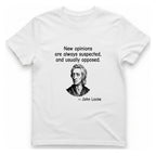 Locke New Opinions T-Shirt - White front
