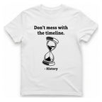 Time Travel Paradox T-Shirt - White front