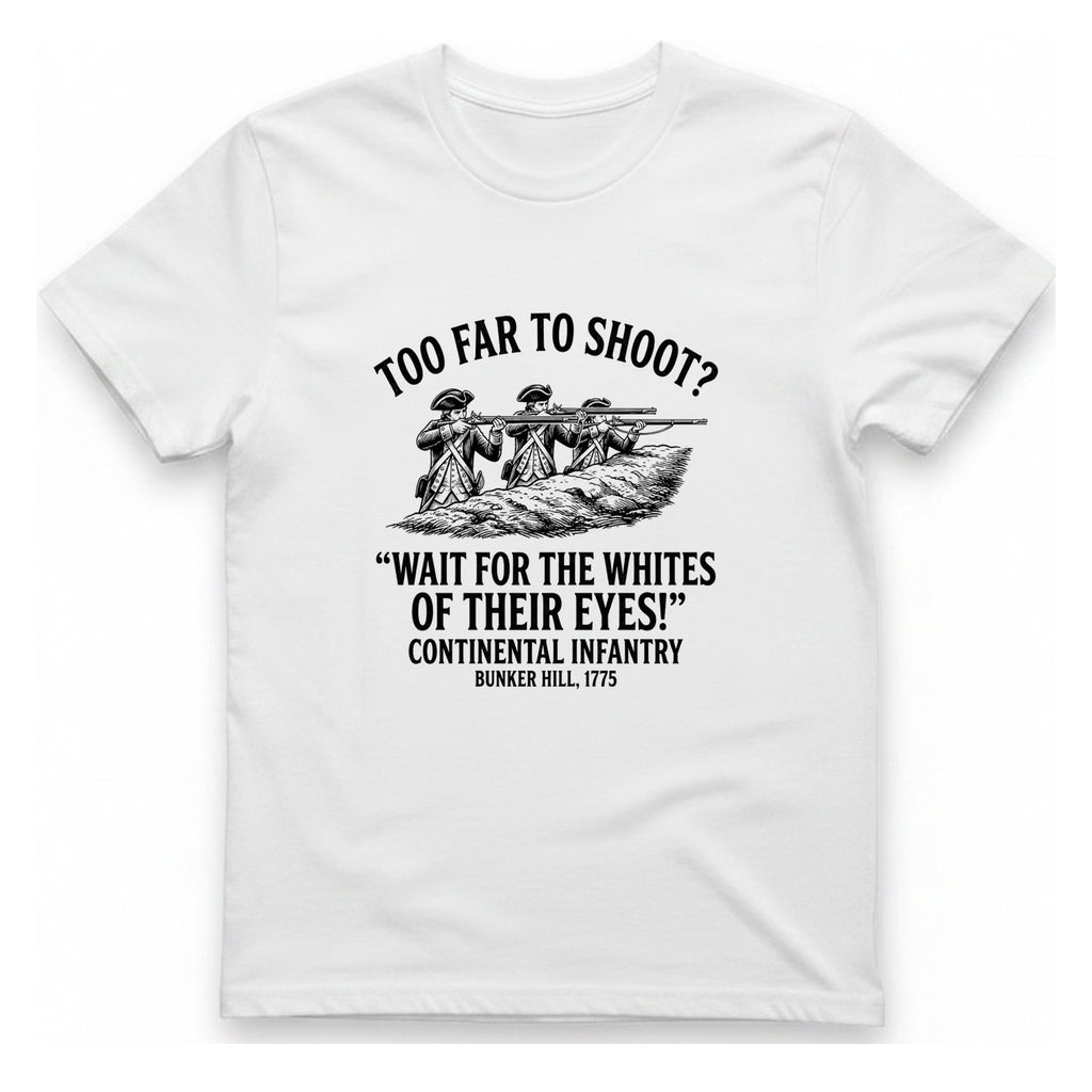 Whites of Their Eyes Bunker T-Shirt - White front