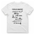 Famous Righties T-Shirt - White front