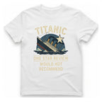 Titanic One Star Review T-Shirt - White front