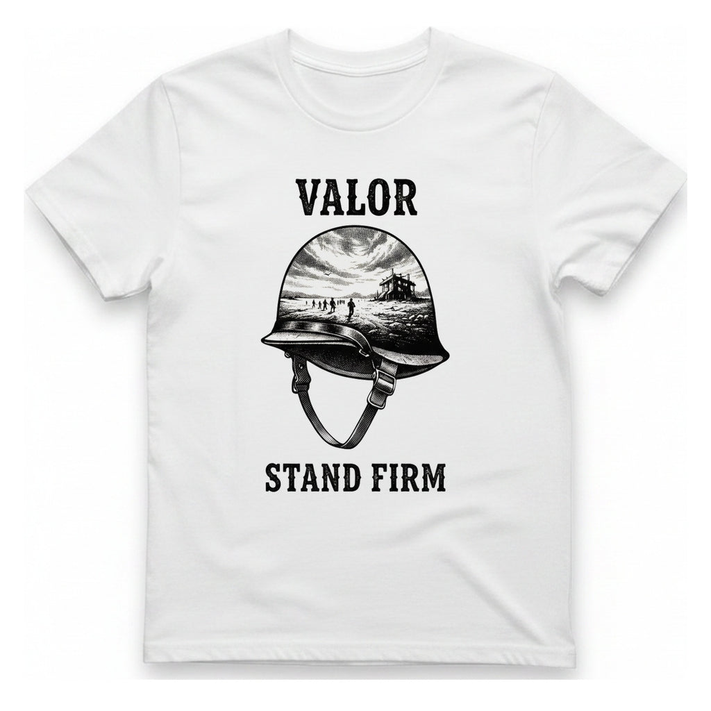 Valor Stand Firm T-Shirt - White front